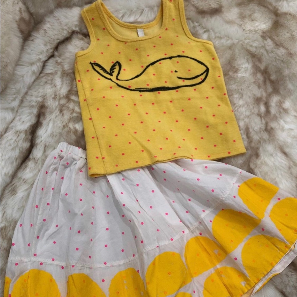 RARE vintage Bobo Choses skirt & tank top set